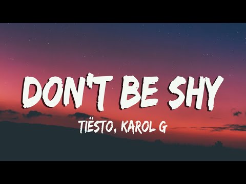 Tiësto, KAROL G - Don't Be Shy (Lyrics/Vietsub)