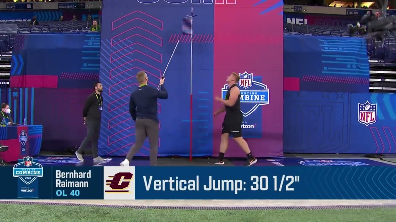 Bernhard Raimann SHOWS OUT at the NFL Combine