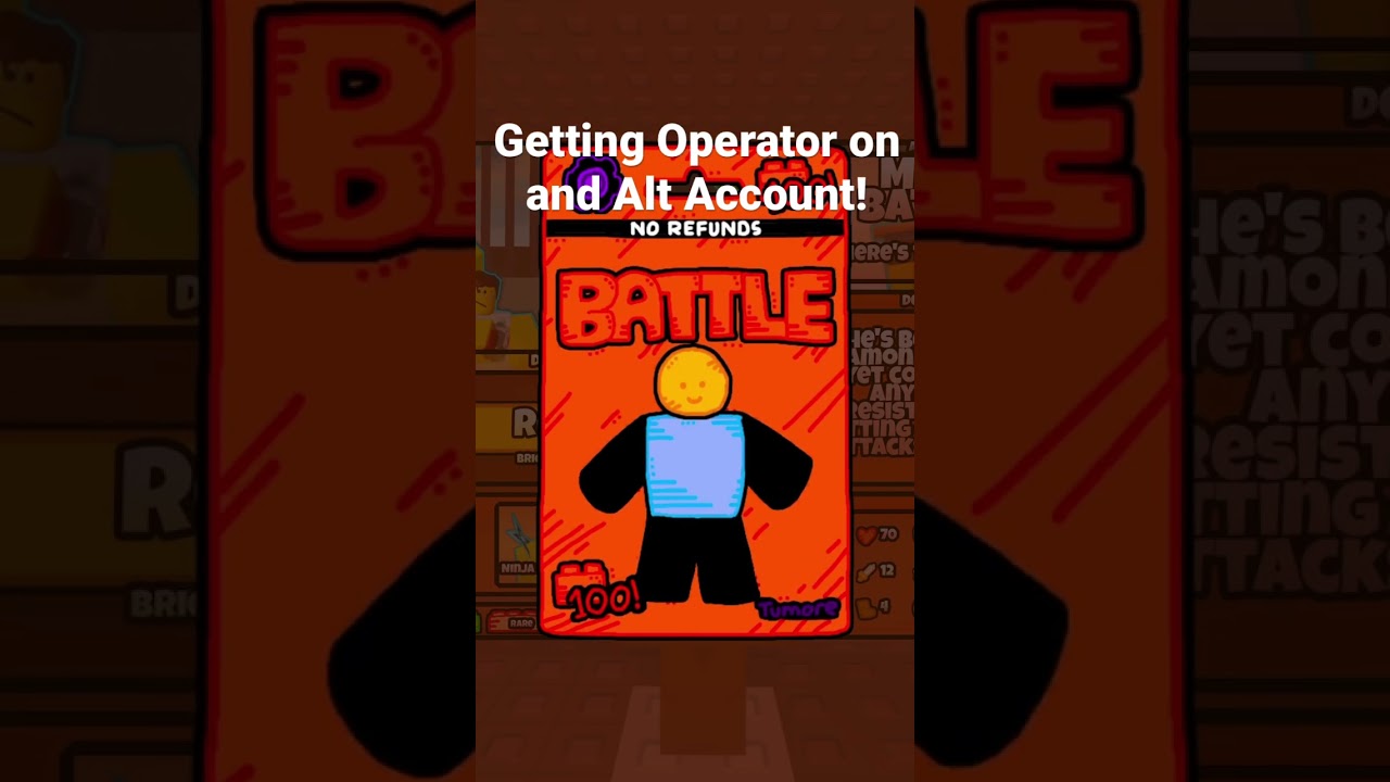 Getting Operator on an Alt Account! 