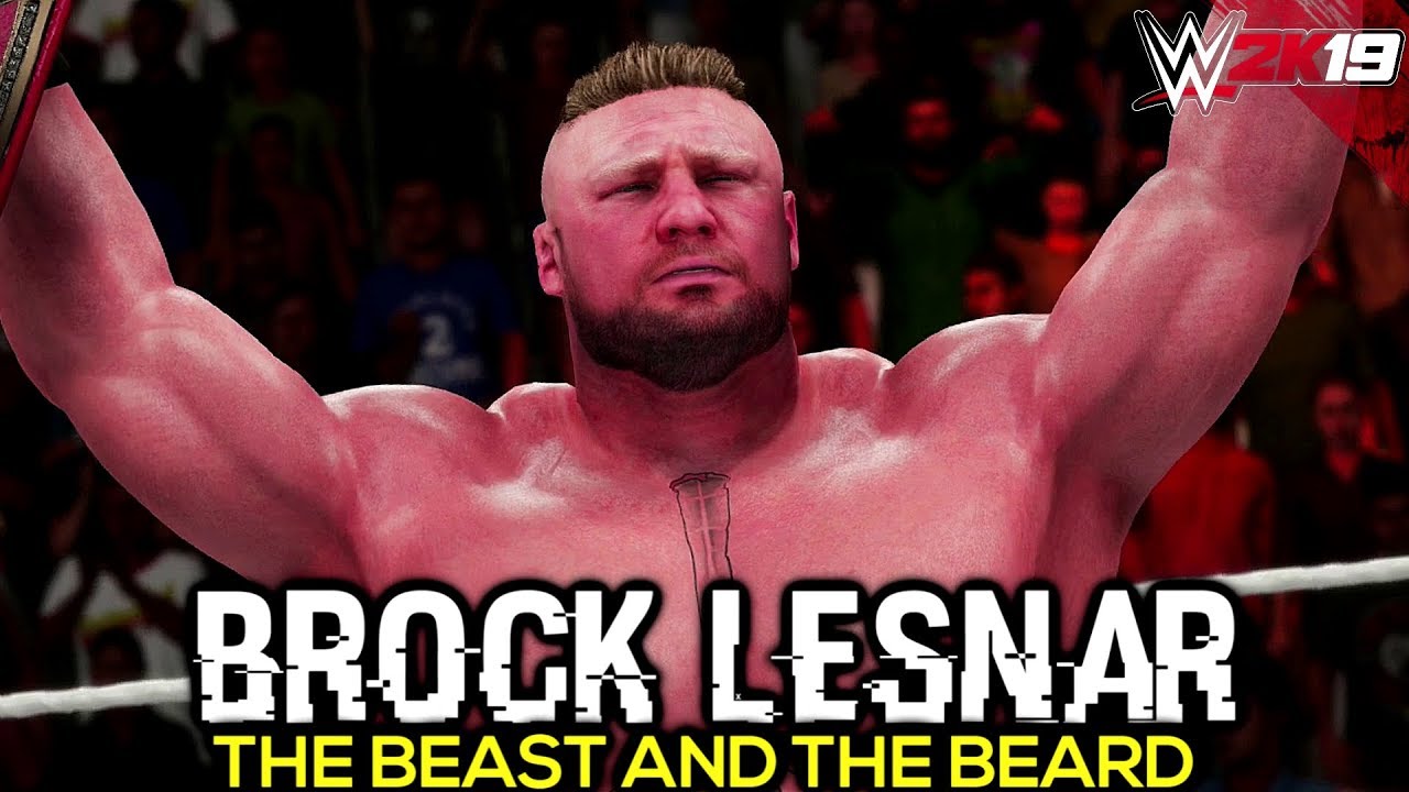 Brock Lesnar with Beard | WWE 2K19 PC Mods