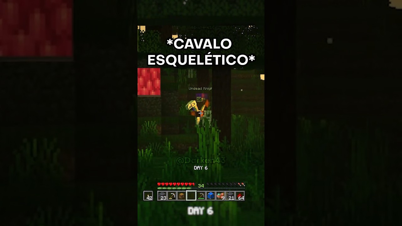 Só queria domar o cavalo e deu ruim #minecraft #shorts