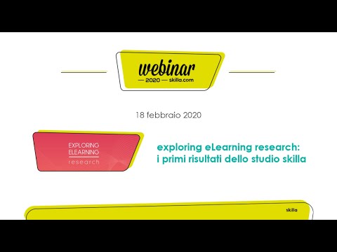 exploring eLearning research: i primi risultati dello studio skilla ...