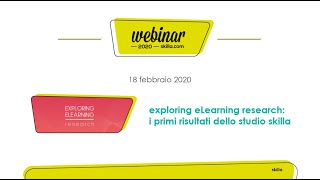 exploring eLearning research: i primi risultati dello studio skilla