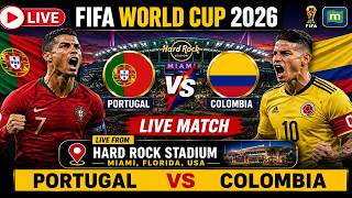 Portugal vs Colombia LIVE | Football Watchalong | FIFA World Cup 2026 LIVE Match | Cristiano Ronaldo screenshot 4