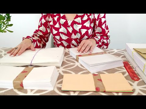 ASMR Sorting Envelopes ✉ • No Talking