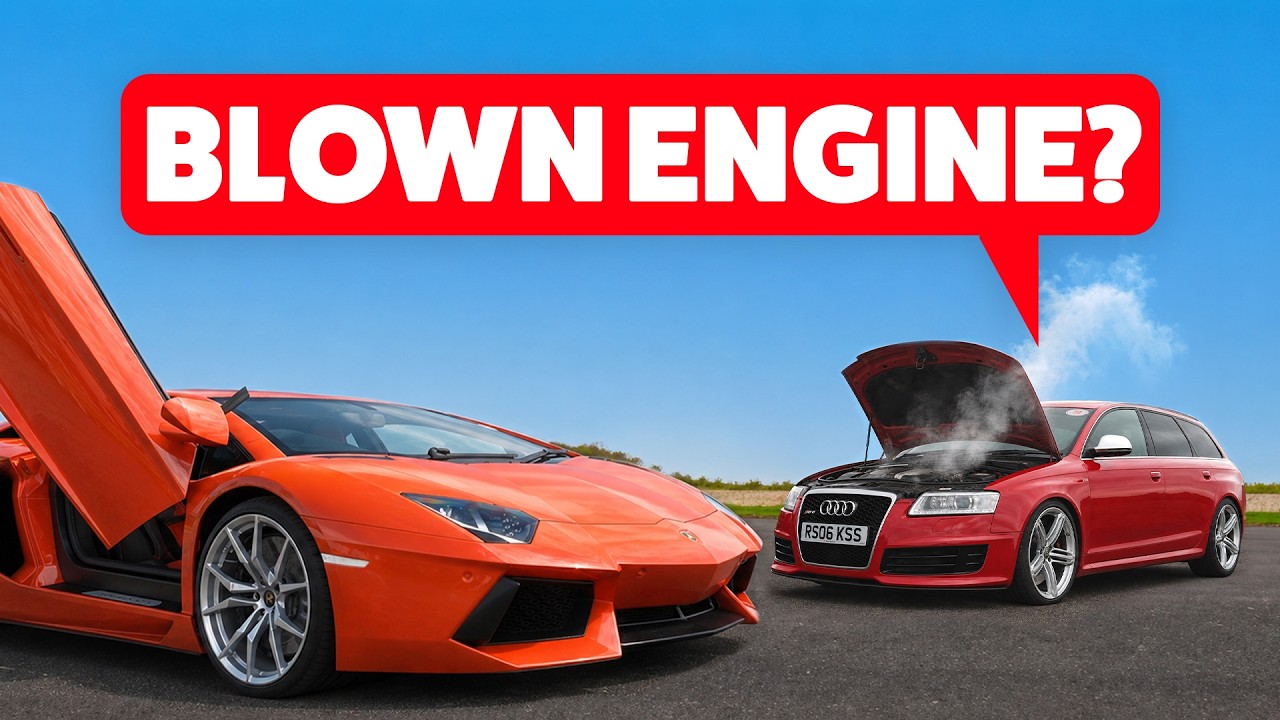 We Tried To Race Our Cheap RS6 Against Supercars (It Broke AGAIN)