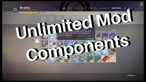 How to get Unlimited Mod Components! Fast Mod Component farm! (Destiny 2: Forsaken)