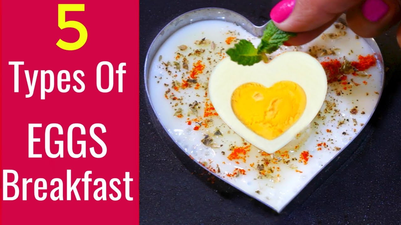 5 Types Of Eggs Breakfast - घर पर कैसे बनाये 5* Star होटल जैसी Recipes | CookWithNisha | Cook With Nisha