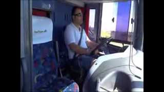 Operando Scania 124 COMFORT SHIFT   marcopolo 1550 LD G6... Máquina boa!!!