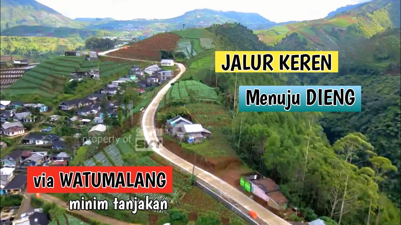 KEREN BANGET !!! Jalur Alternatif Dieng Via Watumalang