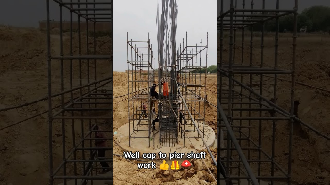 well cap and well shaft work