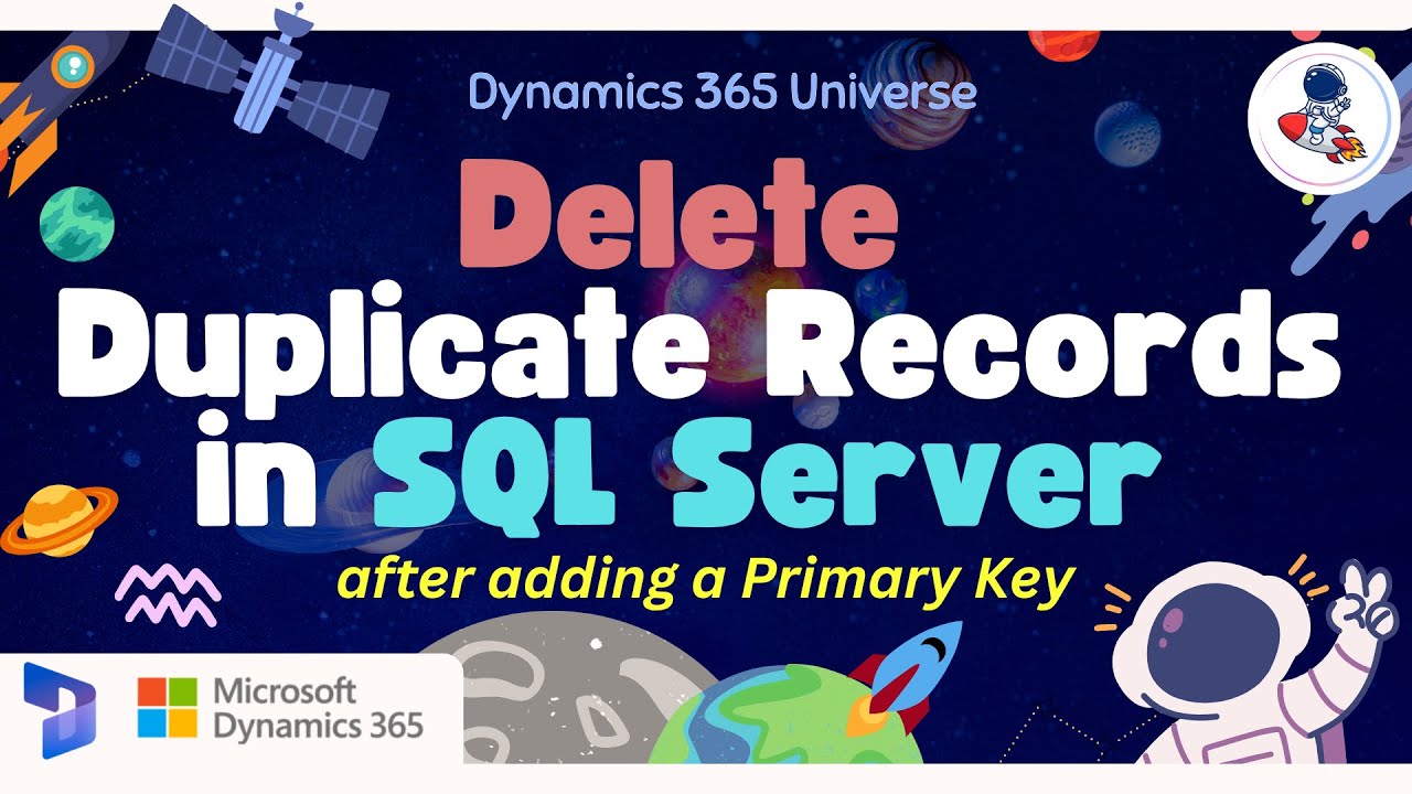 How to Delete Duplicate Records in SQL Server After Adding a Primary ...