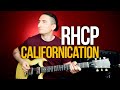 Как играть Red Hot Chili Peppers - Californication на гитаре