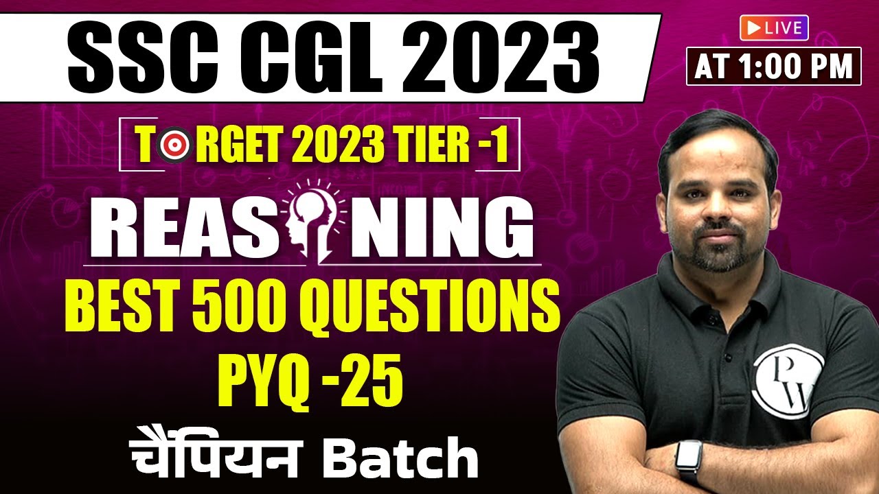 BEST 500 Questions PYQ 25 SSC CGL Reasoning SSC CGL Reasoning best-500-questions-pyq-25-ssc-cgl-reasoning-ssc-cgl-reasoning