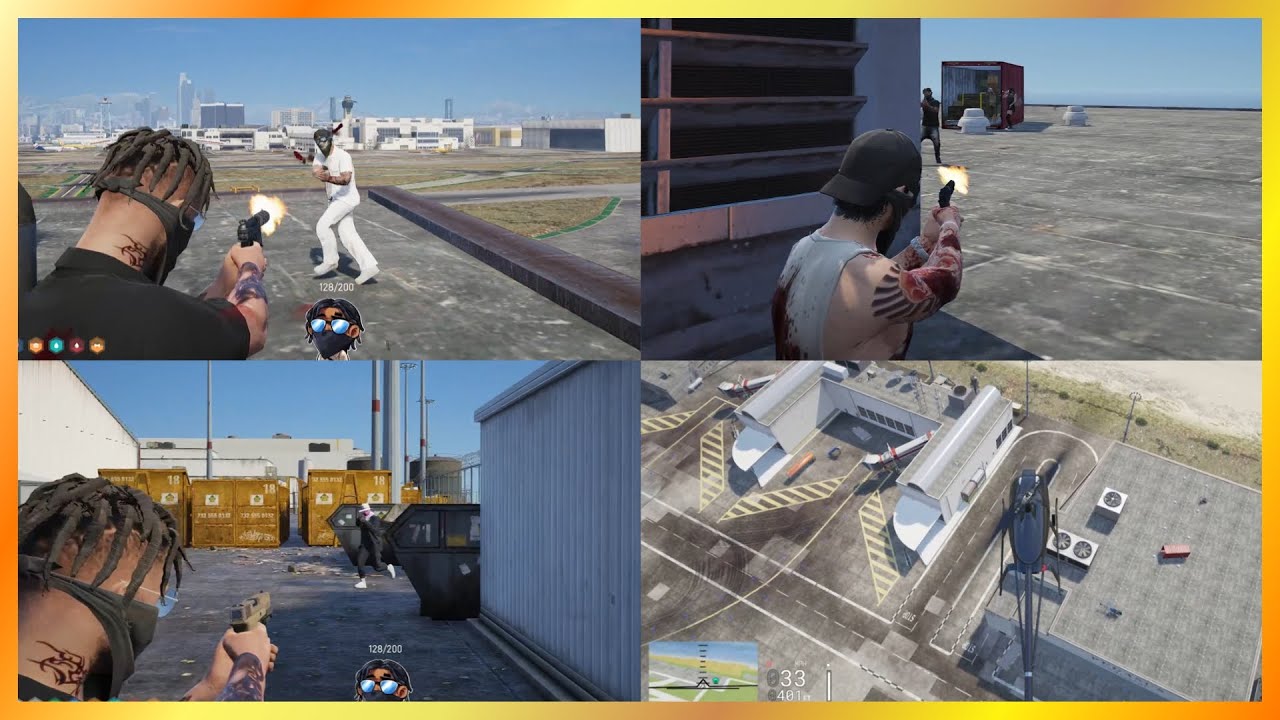 Besties vs Manor At LSIA // Fight For Merryweather Crate | NoPixel 4.0 GTA RP