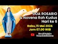 Doa rosario  novena roh kudus hari ke 6  15 mei 2024  rabu pekan paskah vii