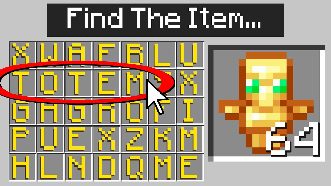Guess the Item, You Get It in Minecraft..