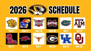 Mizzou 2026 Schedule