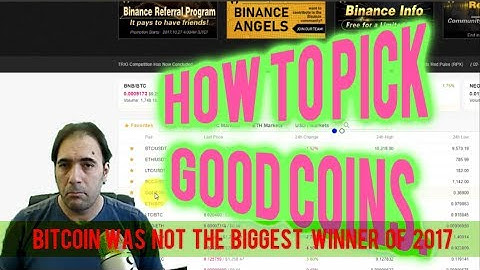 How to pick good coins like Bitcoin, Litecoin and Digibyte.