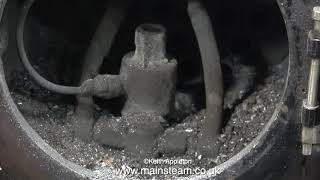 THE HYDRAULIC TEST OF A MODEL STEAM LOCOMOTIVE BOILER - IN THE WORKSHOP