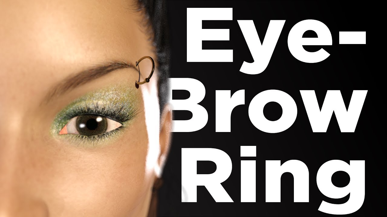 Creating an Eyebrow Ring - Pt 1 - YouTube