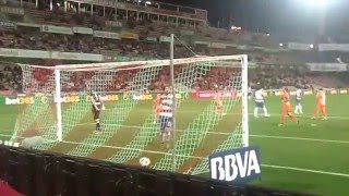 tercer gol del valencia en  los carmenes de piatti 0-3