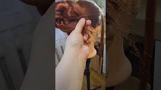 easy hairstyle in 2 min#hairstyle #reallifehacks #hair #hairtutorial #tutorial #beauty #hairtok #diy