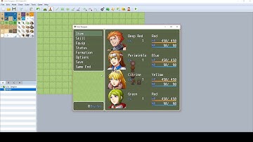 RPGMaker MV Color Dungeon Concept