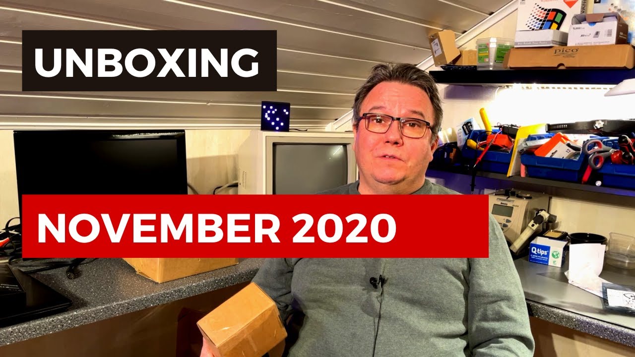 Unboxing November 2020 - Commodore stuff, Amiga, Power supply, Mouse adapter, The C64 Saver