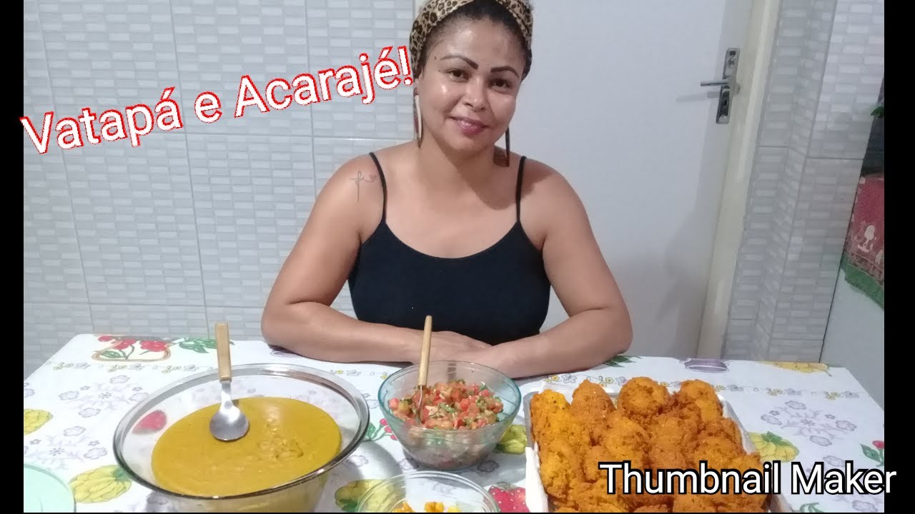 🍣ACARAJÉ E VATAPA DE CAMARÃO 🍤 COMIDA TÍPICA DA BAHIA