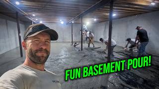 Pouring a Basement with Extra Help!