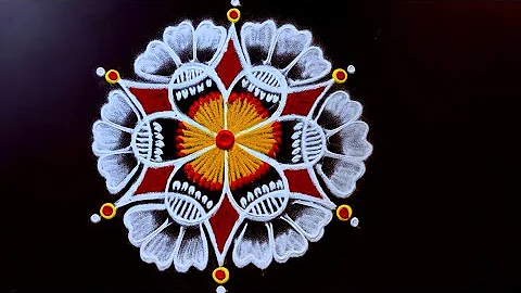 Dhanurmasam Easy rangoli kolam designs ♥️ simple muggulu ♥️ Trending new rangoli designs ♥️ Thiru