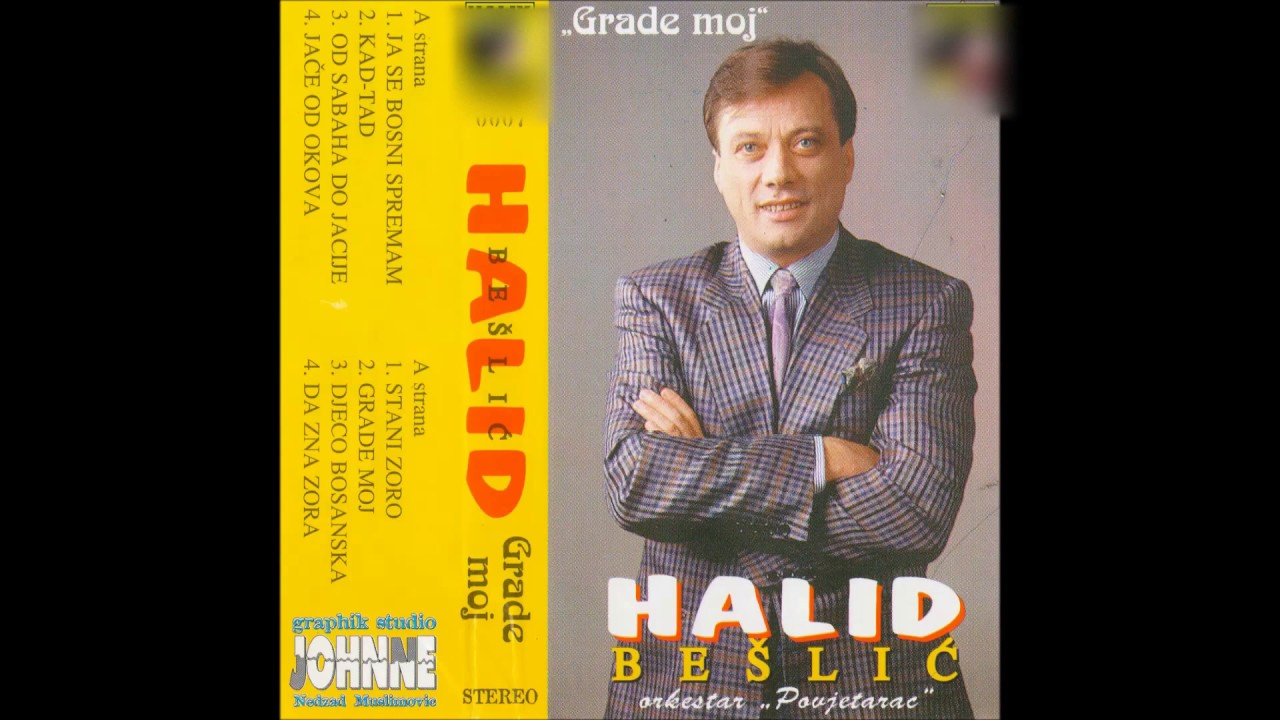Halid Beslic Grade moj (Audio 1993)HD YouTube