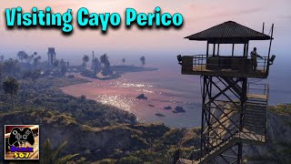 Visiting and Exploring Cayo Perico in Story Mode! | GTA 5