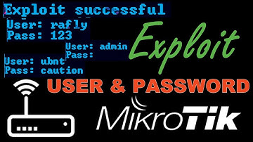 Mikrotik! Exploit User & Password Winbox