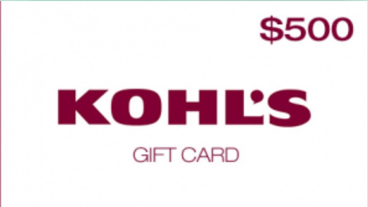 Get free 500 KOHL'S Gift Card in USA Totally Free No Scam YouTube