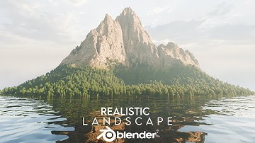 Blender Tutorial - How To Create Terrain and Landscapes in Blender | Free Addon
