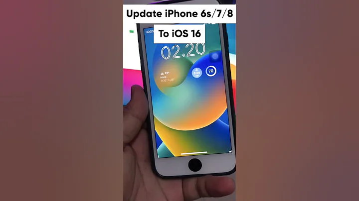 How to Update iPhone 6s/7/7+/8 to iOS 16 #ios16 - 天天要闻