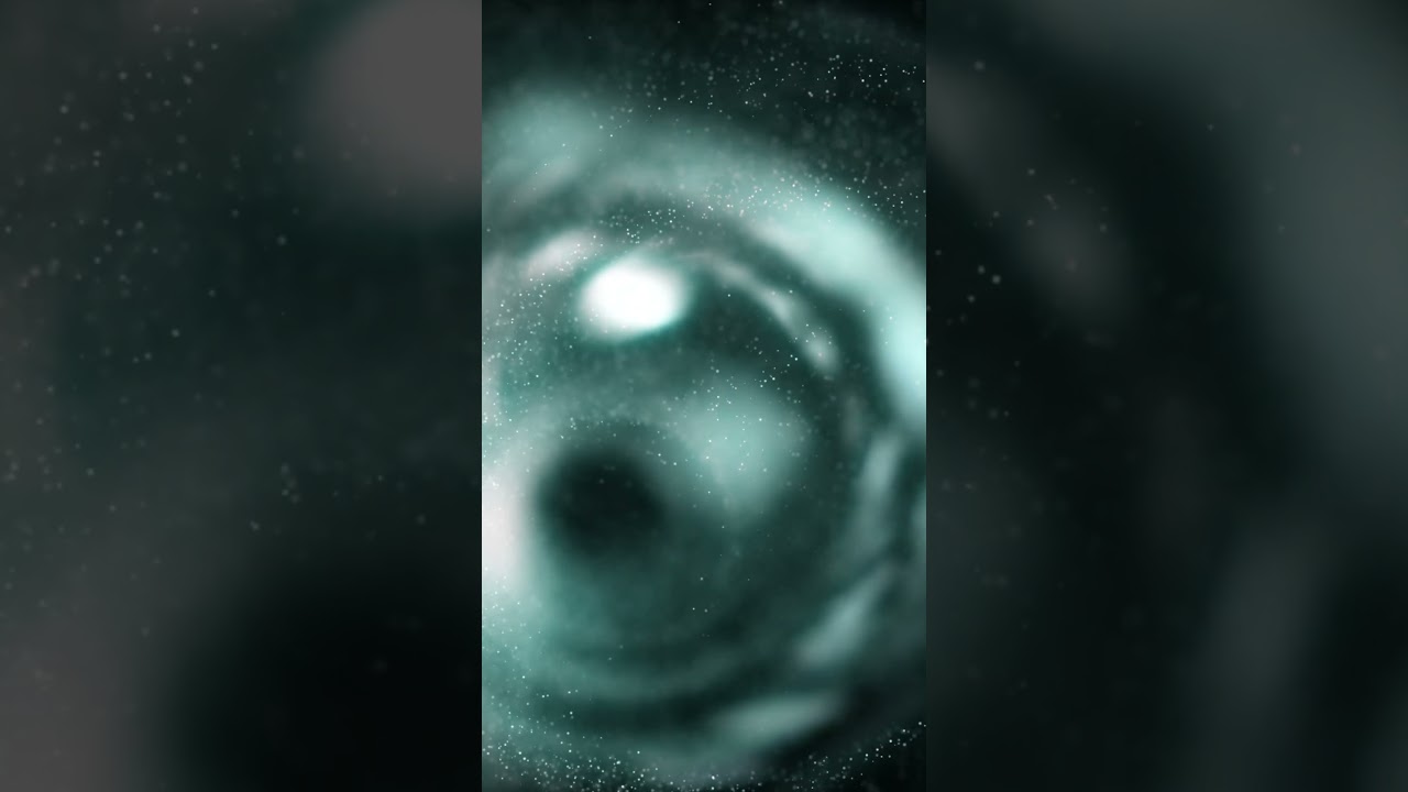 Relaxing Hypnotic Cyan Vortex Loop