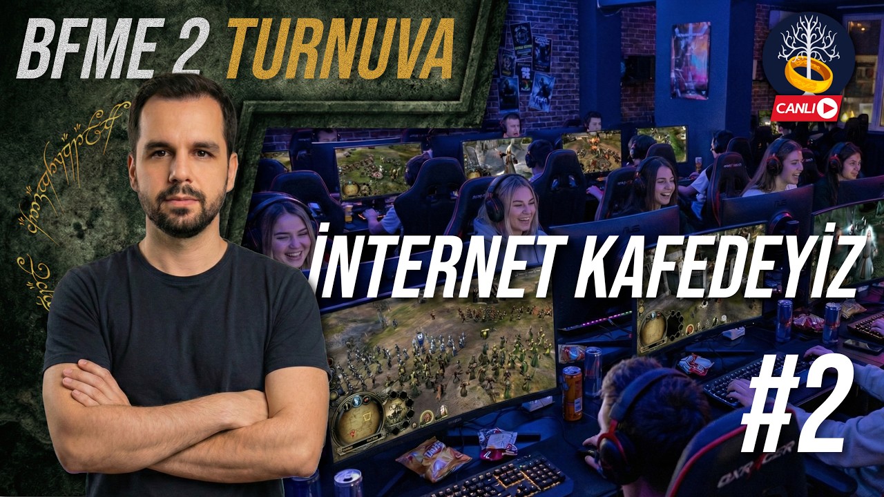 Ödüllü BFME 2 Turnuvası (Yarı Final - Part 2) İnternet Kafedeyiz! | The Battle for Middle-earth II