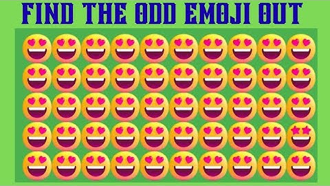 Find the Odd Emoji Out 😵‍💫 | Fun Brain Test Puzzle Challenge | Can You Spot It? @puzzle_train_pt 