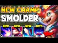 SMOLDER, THE COOLEST CHAMPION RIOT HAS EVER RELEASED! (HE'S SO BROKEN) image