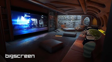 Watch movies in VR! Bigscreen REALTIME LIGHTING UPDATE out now on Meta Quest 2 & PC VR