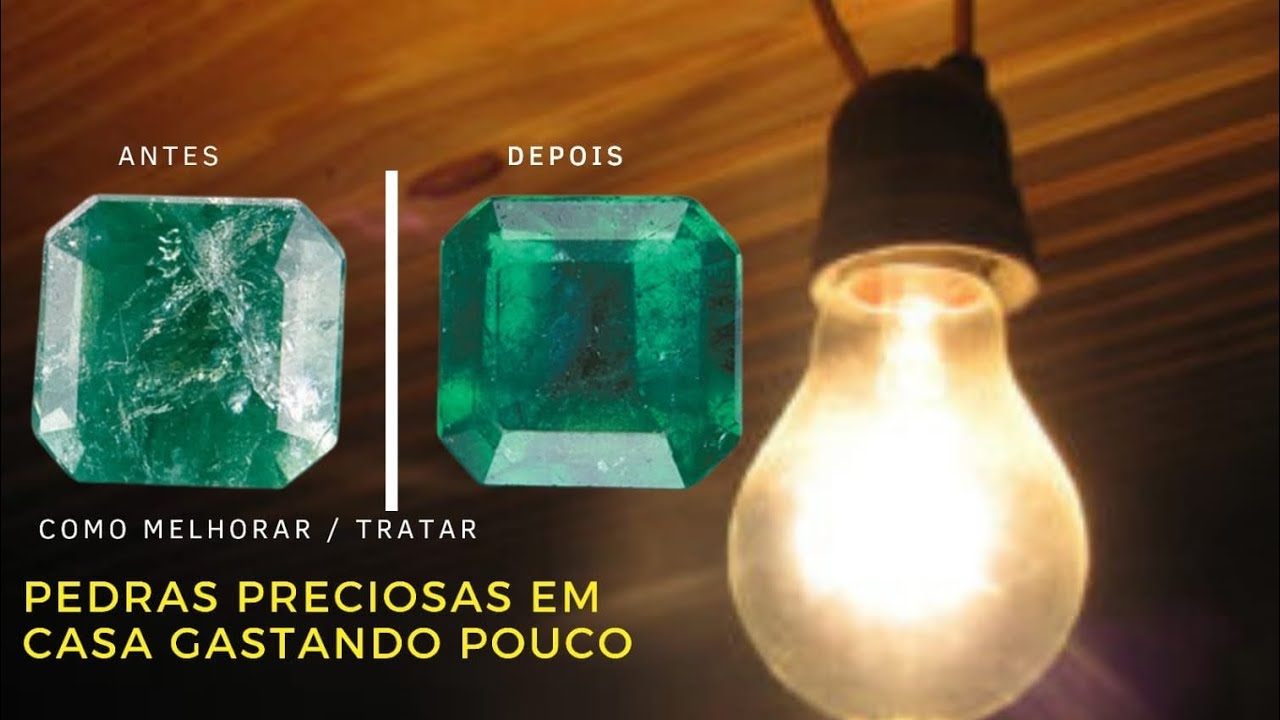 Como Melhorar / Tratar  Pedras Preciosas em Casa Gastando Pouco