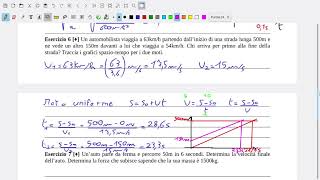 Kinematics exercises Kinematics exercises