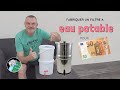 Diy  eau potable pour 50 euros  fabriquer soimme un filtre  gravit vanlife tutorial