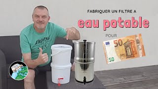 Diy Eau Potable Pour 50 Euros Fabriquer Soi-Même Un Filtre À Gravité
