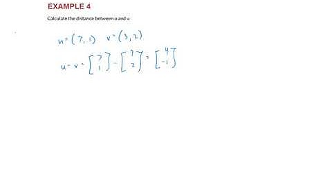 6.1 - Inner Product, Length, and Orthogonality