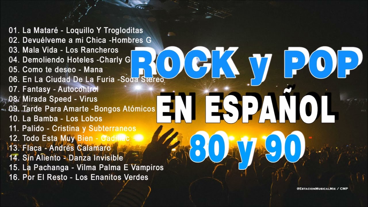 Rock En Español de los 80 y 90 - Clasicos Del Rock de los 80 y 90