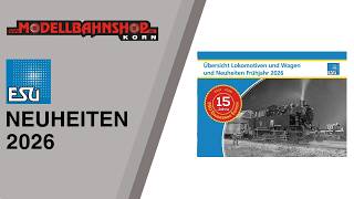 ESU | Neuheiten Katalog 2026 | Frühjahr | Modellbahn | Spur H0
